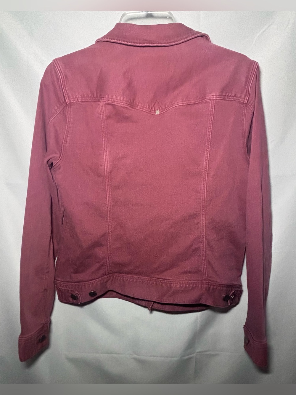 Liverpool Denim Jacket in Raspberry Jam - Picture 11 of 16